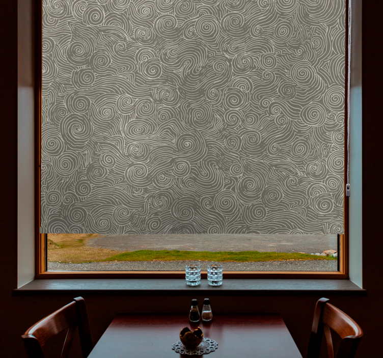 Swirled Line Patterns texture and pattern blind - TenStickers