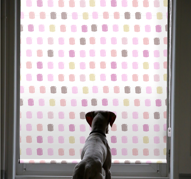 Textured Square Motif texture and pattern blind - TenStickers