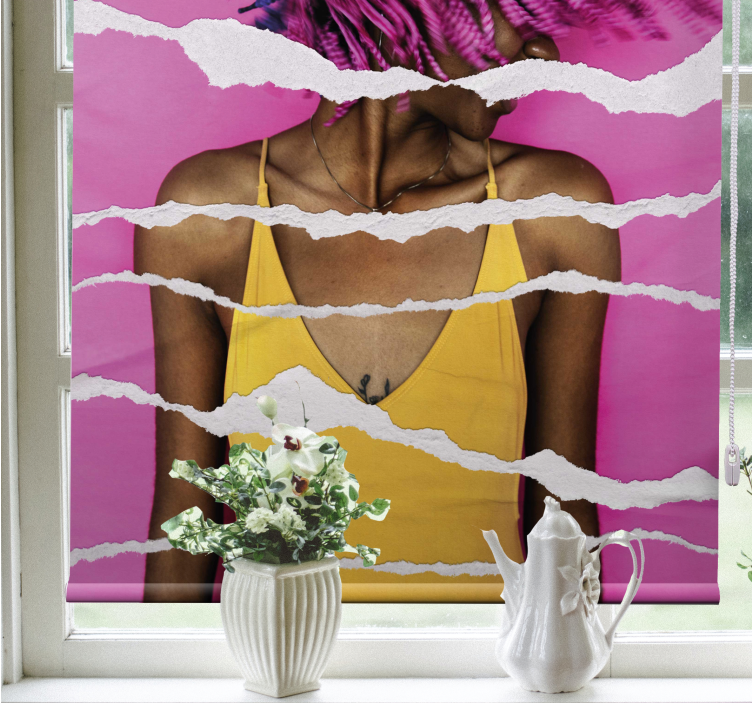 Torn Paper Effect Blind painting - TenStickers