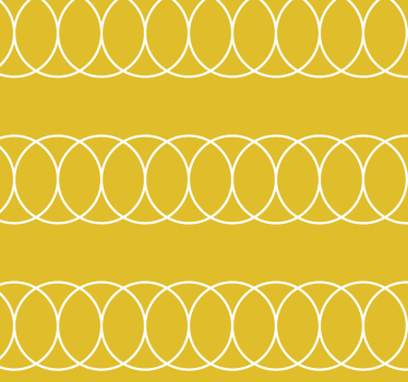 Yellow circles pattern kitchen blind - TenStickers