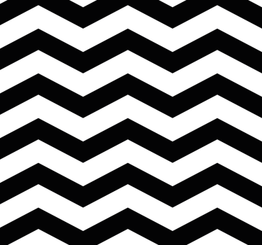 White and black chevron pattern kitchen blind - TenStickers