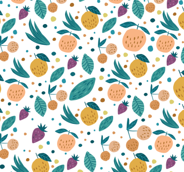 Fruit flavours kitchen blind - TenStickers