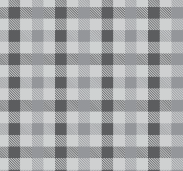 Grey gingham pattern kitchen blind - TenStickers