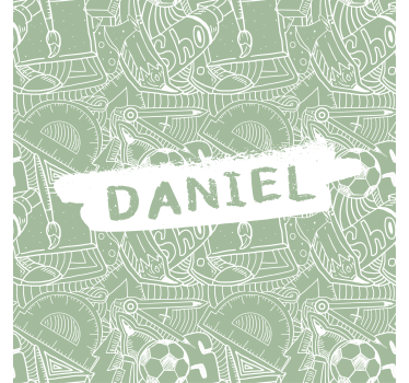 green school chalk teenage  roller blind - TenStickers