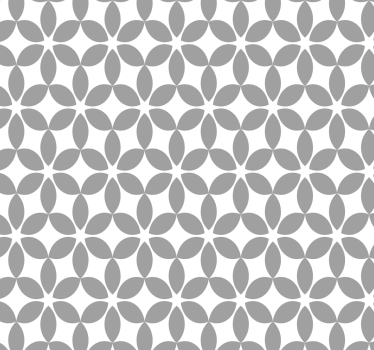 Gray and white pattern bathroom blind - TenStickers