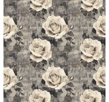 Marmur flowers  kitchen blind - TenStickers