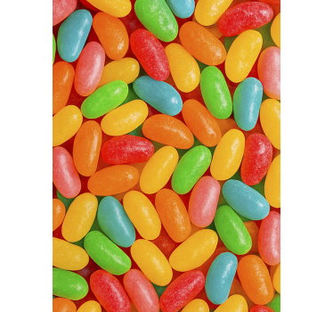 Colourful jelly beans kitchen blind - TenStickers