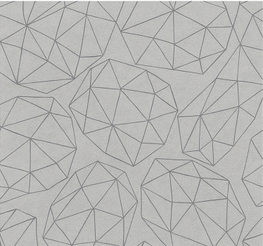Gemstone silver gloss bathroom blind - TenStickers