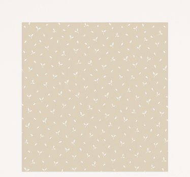 Beige leaves motif childrens blind - TenStickers
