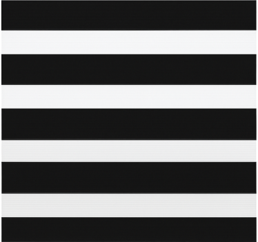 Black and white stripes kitchen blind - TenStickers