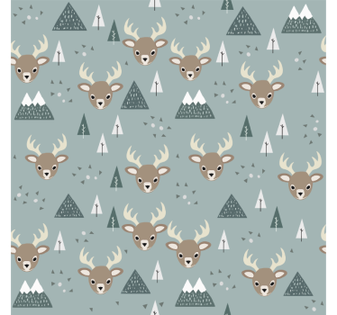Nordic dear design childrens blind - TenStickers