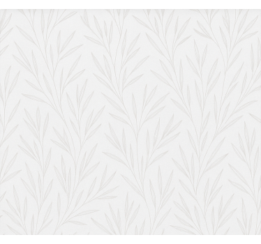 Thin leaves pattern bathroom blind - TenStickers