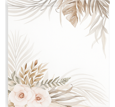 Boho graceful flowers childrens blind - TenStickers