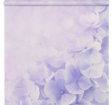 Soft hazy hydrangeas childrens blind - TenStickers