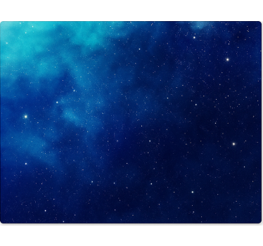 Blue Galaxy Star teenage  roller blind - TenStickers