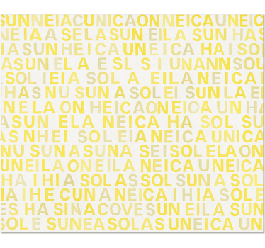 Yellow printed letters teenage  roller blind - TenStickers