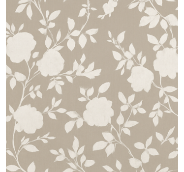 Beige graceful flowers teenage  roller blind - TenStickers