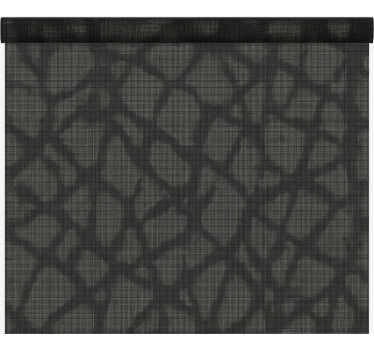 Office blind in sheer black/grey - TenStickers