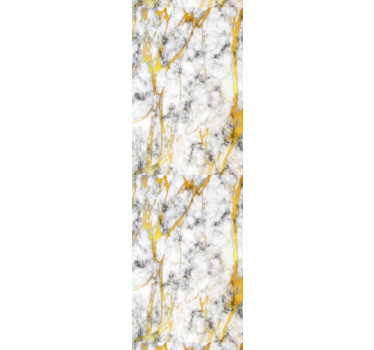 Elegant gray and gold marble bathroom blind - TenStickers