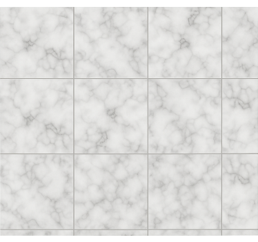Kitchen blind with square white marble design - TenStickers