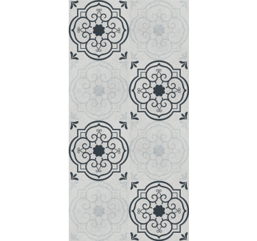 Kitchen blind in elegant grey tiles - TenStickers