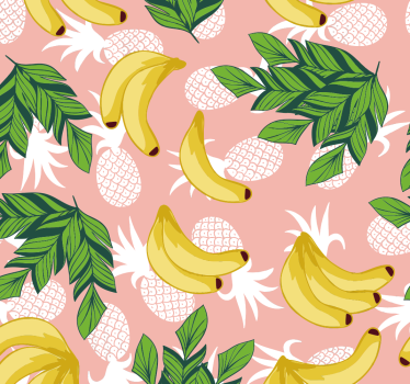 Tropical fruit foliage kitchen blind - TenStickers