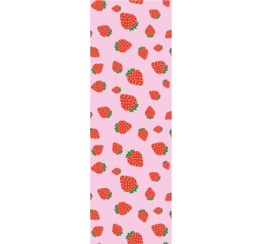 Kitchen blind with sweet strawberry pattern - TenStickers