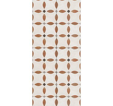 Kitchen blind in beige geometric textured motif - TenStickers