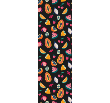 Kitchen blind with fruity patterns - TenStickers