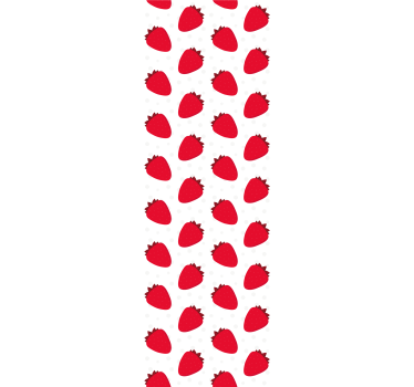 Kitchen blind red berries design - TenStickers