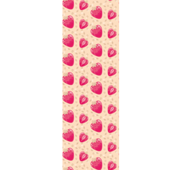 Hearts pattern kitchen blind - TenStickers