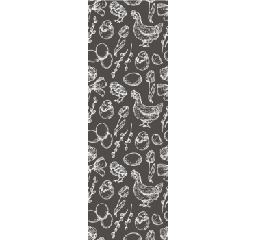 Kitchen blind rustic kitchen design - TenStickers