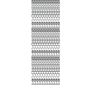 Kitchen blind with hand-drawn tribal design - TenStickers