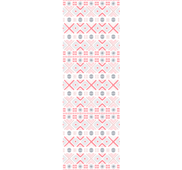 Kitchen blind in soft colored tribal patterns - TenStickers