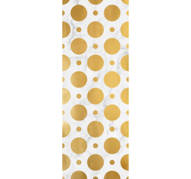 Kitchen blind with gold marble dots - TenStickers
