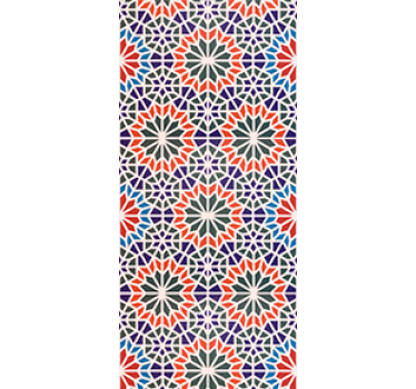 Kitchen blind in cool colorful tiles - TenStickers