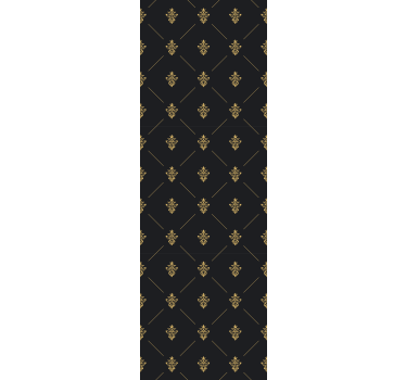 Kitchen blind in elegant dark tiles - TenStickers