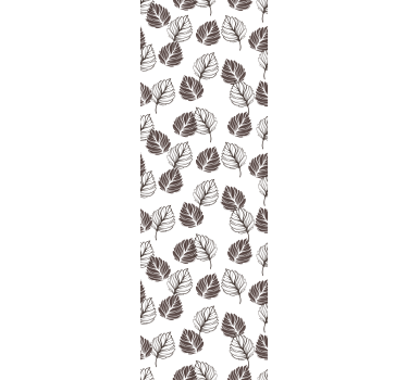 Kitchen blind in hoja grey kinfolk pattern - TenStickers