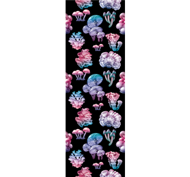 Kitchen blind set of enchanting mushrooms - TenStickers