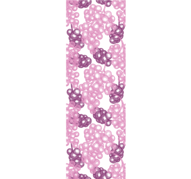 Kitchen blind in pink and purple grapes design - TenStickers