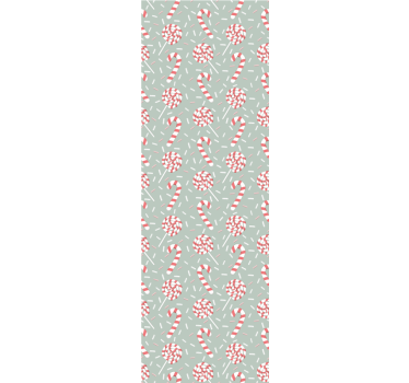 Kitchen blind red christmas candy - TenStickers