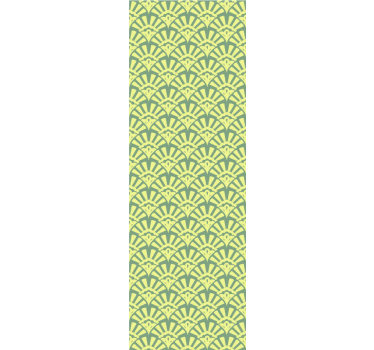 Lemon color 70s pattern kitchen blind - TenStickers