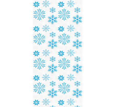 Snow crystal kitchen blind - TenStickers