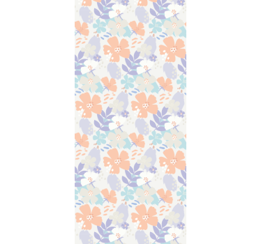 Kitchen blind with nordic style original flowers - TenStickers