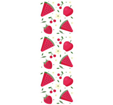Kitchen blind with assorted fruit pattern - TenStickers