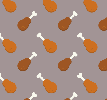 Kitchen blind chicken leg - TenStickers