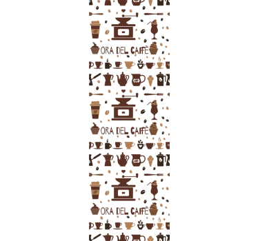 Kitchen blind coffee break - TenStickers
