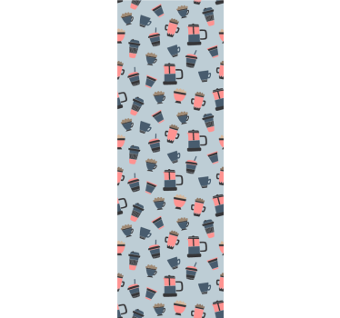 Kitchen blind coffee takeaway design - TenStickers