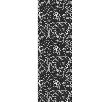 Kitchen blind coffee art line elegant design - TenStickers