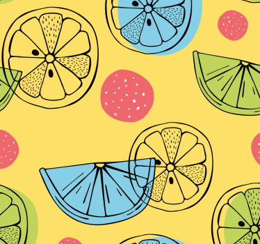 Citrus fruits kitchen blind - TenStickers